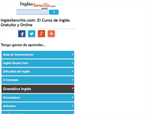 Tablet Screenshot of inglessencillo.com